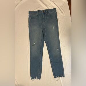 Madewell Distressed 10” high rise Jeggings